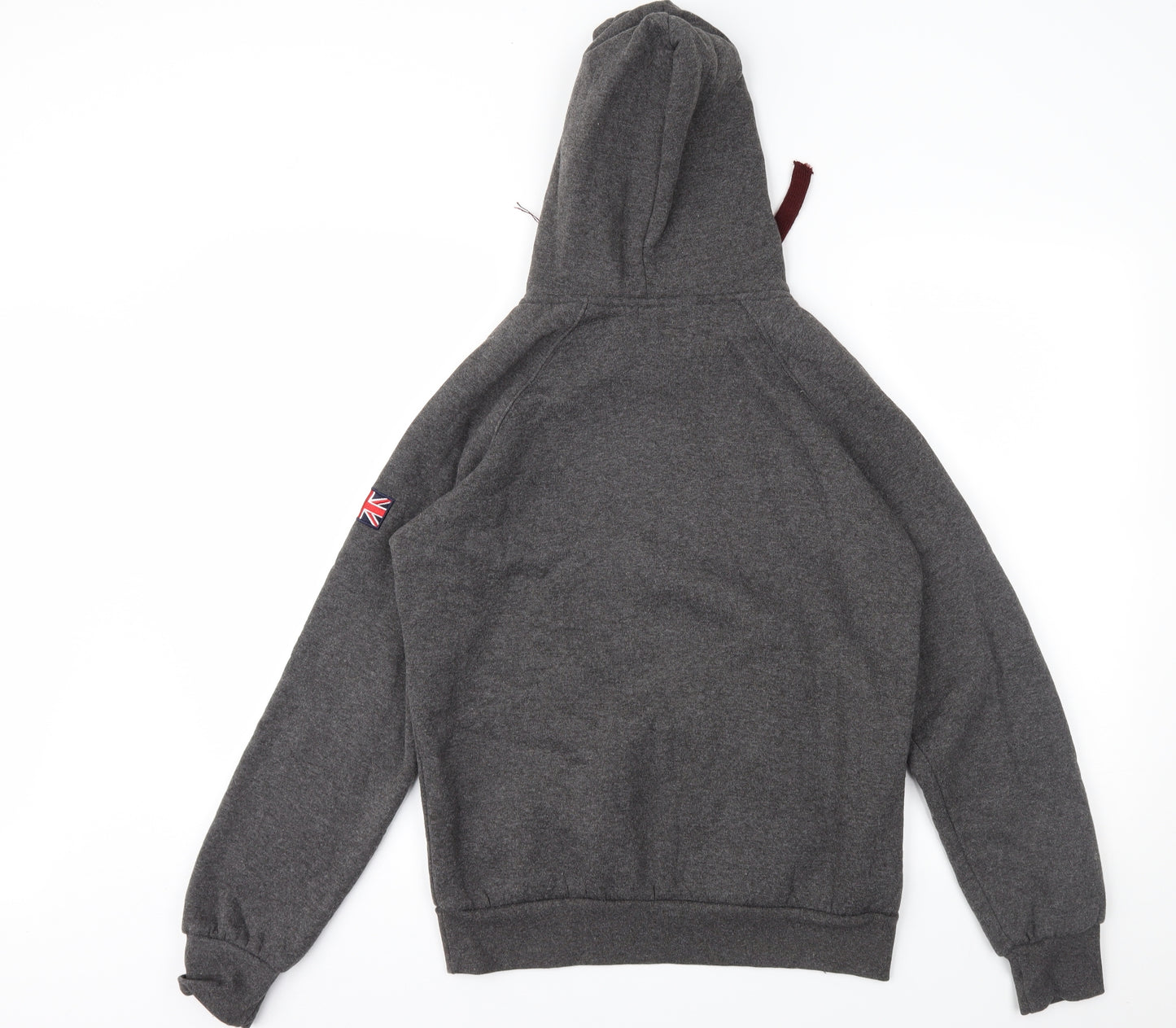 G-Crown Womens Grey Geometric  Pullover Hoodie Size M