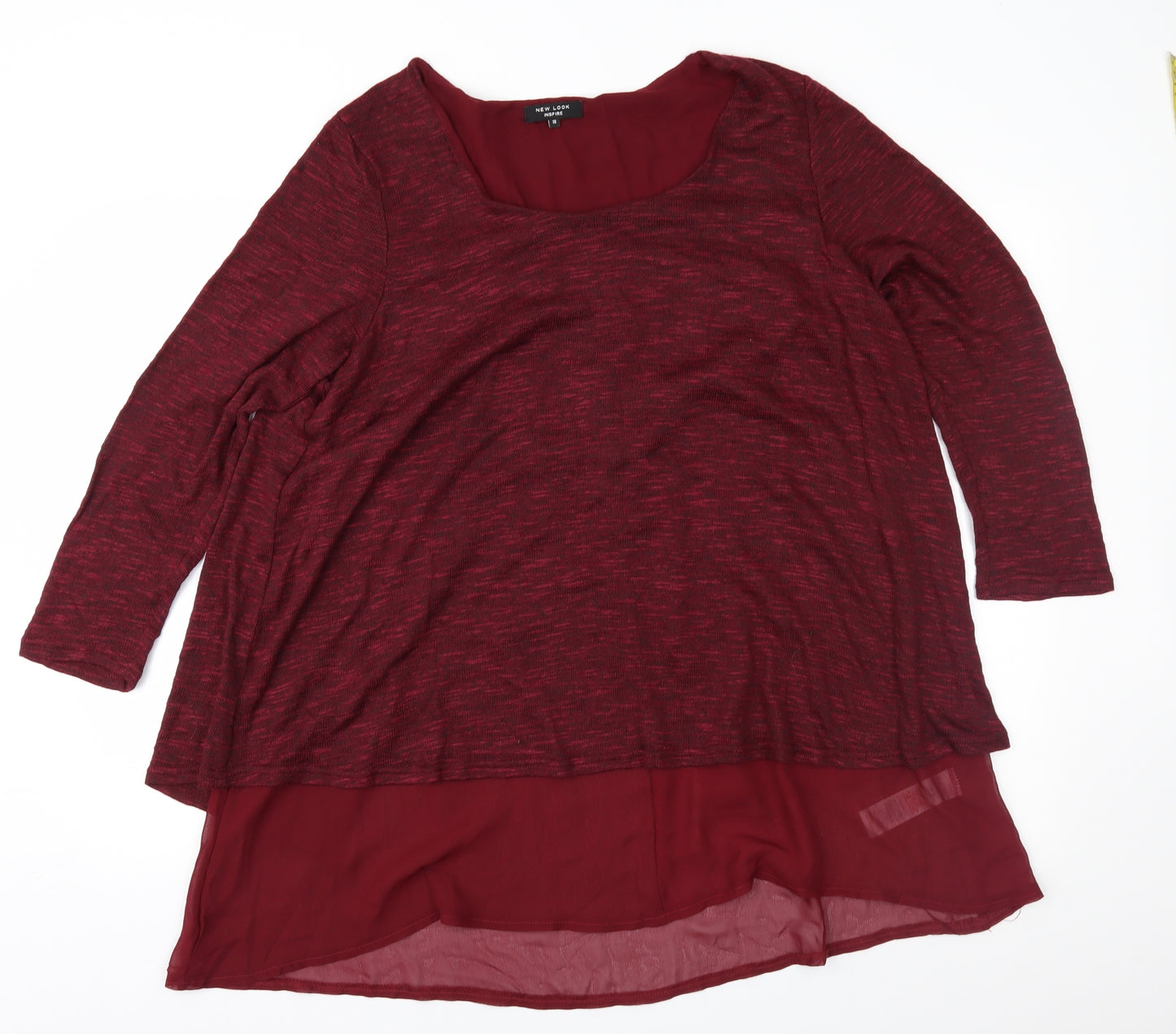 New Look Womens Red   Pullover Jumper Size 18