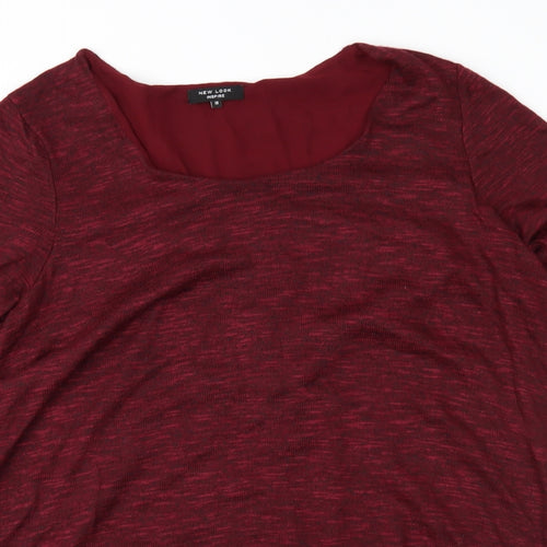 New Look Womens Red   Pullover Jumper Size 18