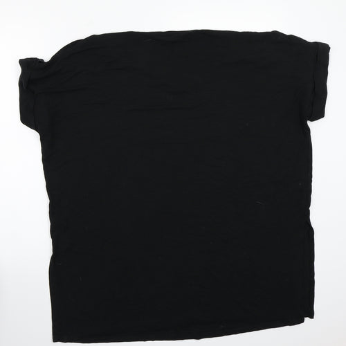 F&F Womens Black   Basic T-Shirt Size 18