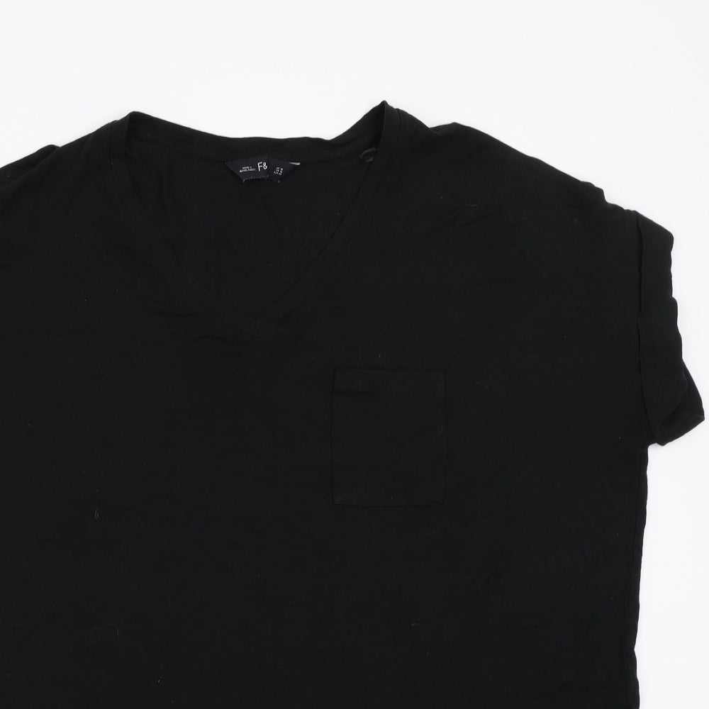 F&F Womens Black   Basic T-Shirt Size 18