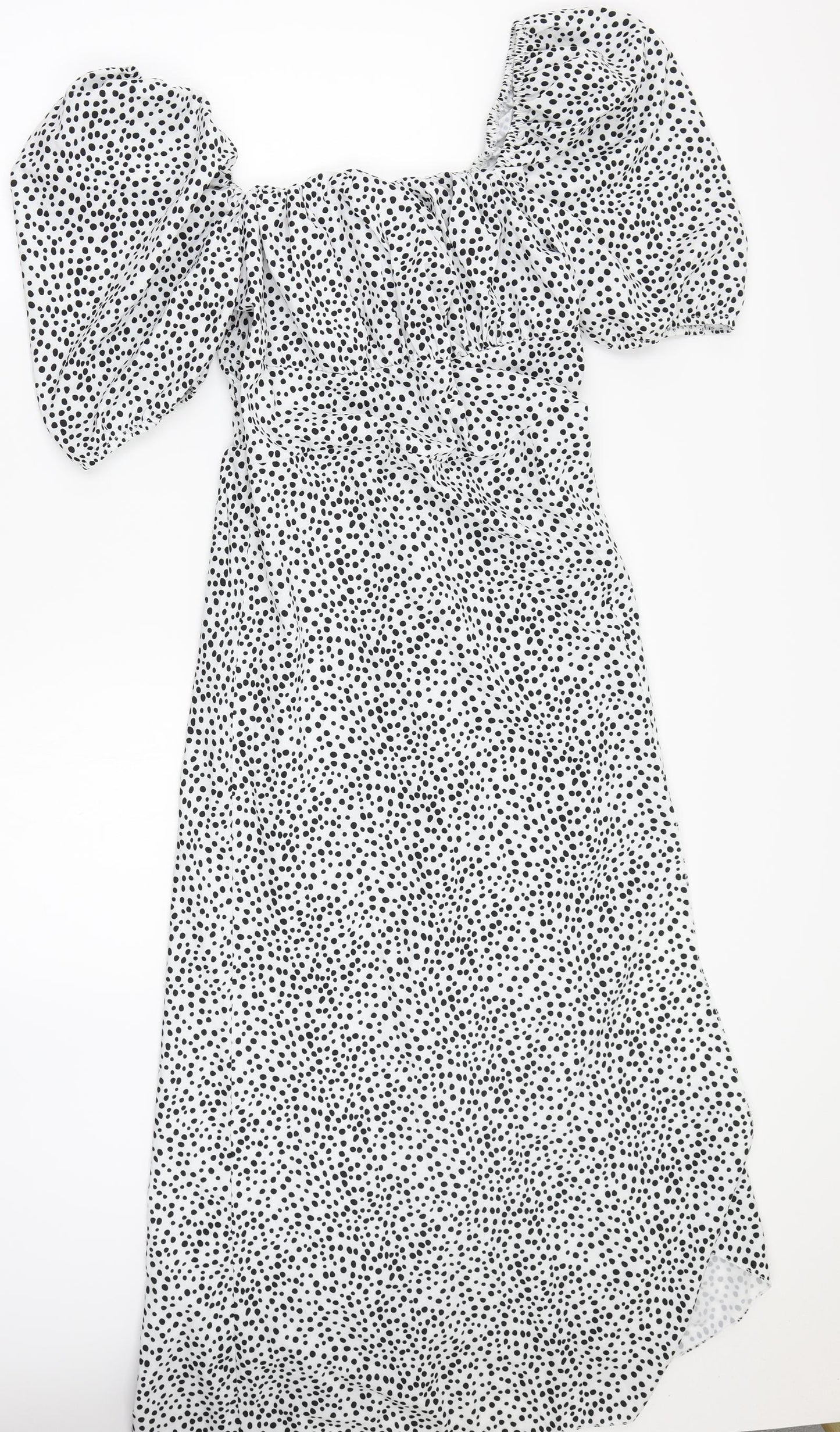 I SAW IT FIRST Womens White Animal Print  A-Line  Size 16