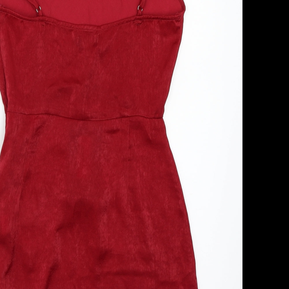 Pretty little thing Womens Red   A-Line  Size 8