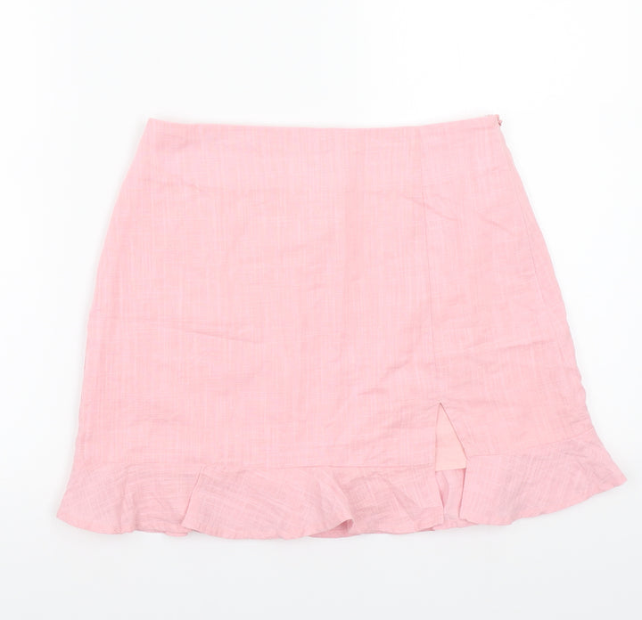SheIn Womens Pink A-Line Skirt Size S