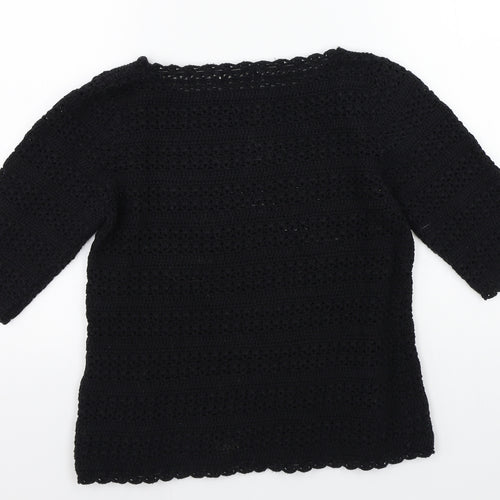NEXT Womens Black   Pullover Jumper Size 6