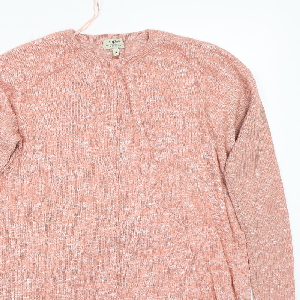 Papaya Womens Pink   Basic T-Shirt Size M