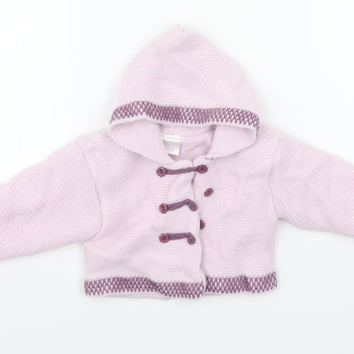 Nursery Time Girls Purple   Jacket Coatigan Size 3-6 Months