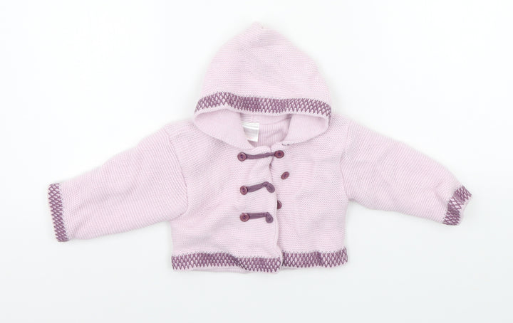 Nursery Time Girls Purple Jacket Coatigan Size 3-6 Months