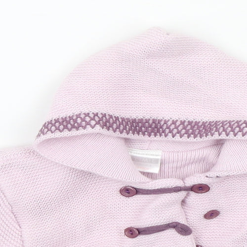 Nursery Time Girls Purple   Jacket Coatigan Size 3-6 Months