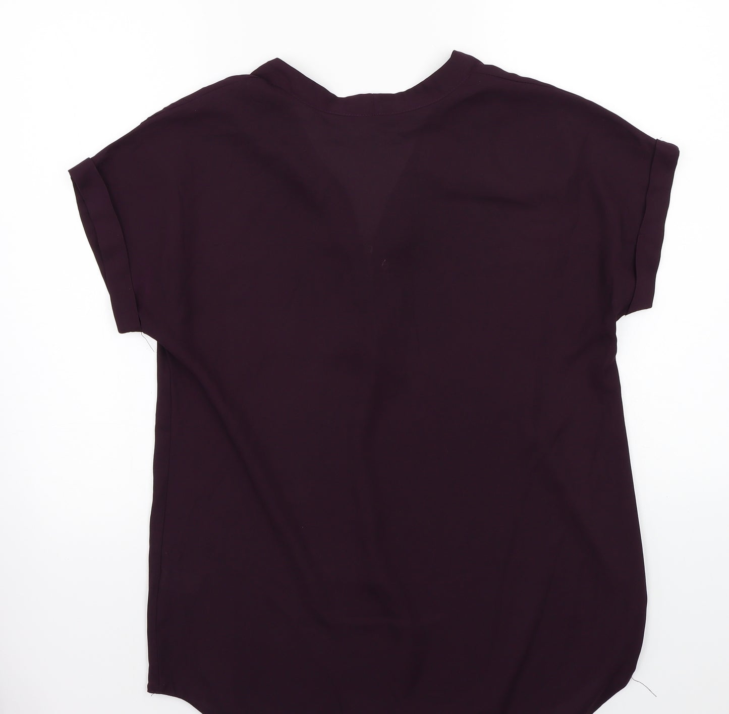 Select Womens Purple   Basic Blouse Size 10