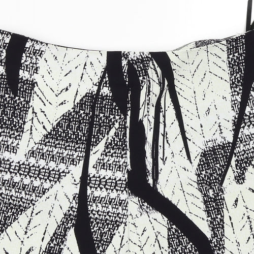 Papaya Womens White   A-Line Skirt Size 10
