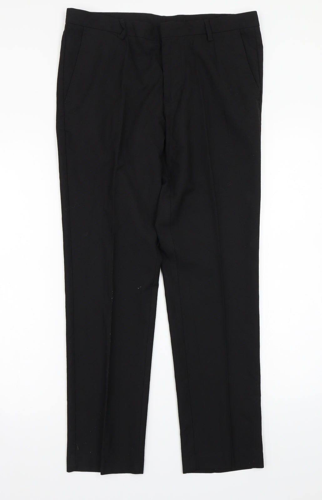 Burton Mens Black   Trousers  Size 32 L30 in