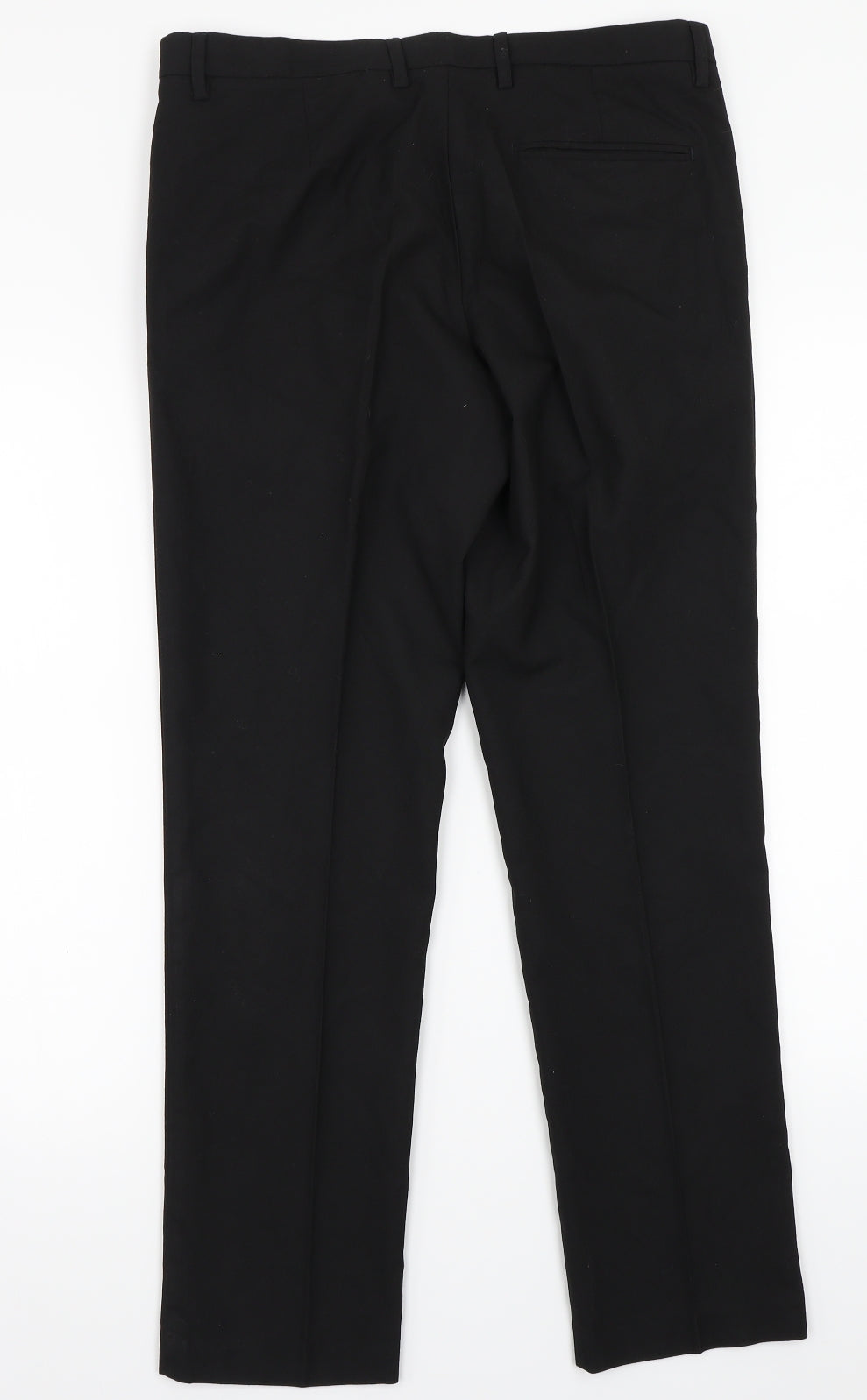 Burton Mens Black   Trousers  Size 32 L30 in