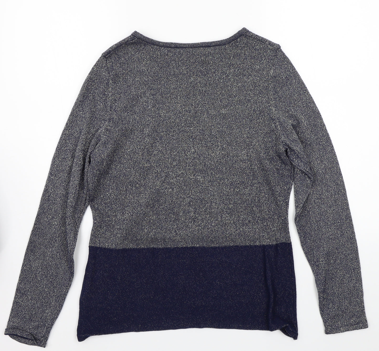 Avenue Womens Blue   Pullover Jumper Size M