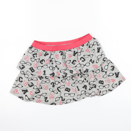 George Girls Grey   A-Line Skirt Size 4-5 Years