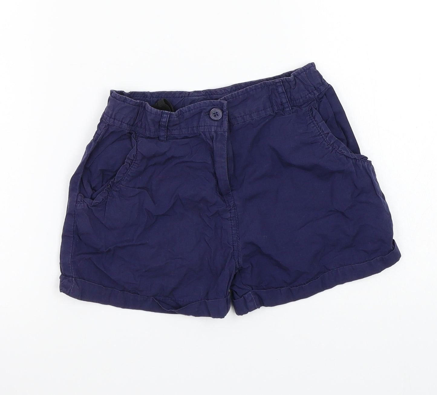 George Girls Blue   Bermuda Shorts Size 6-7 Years
