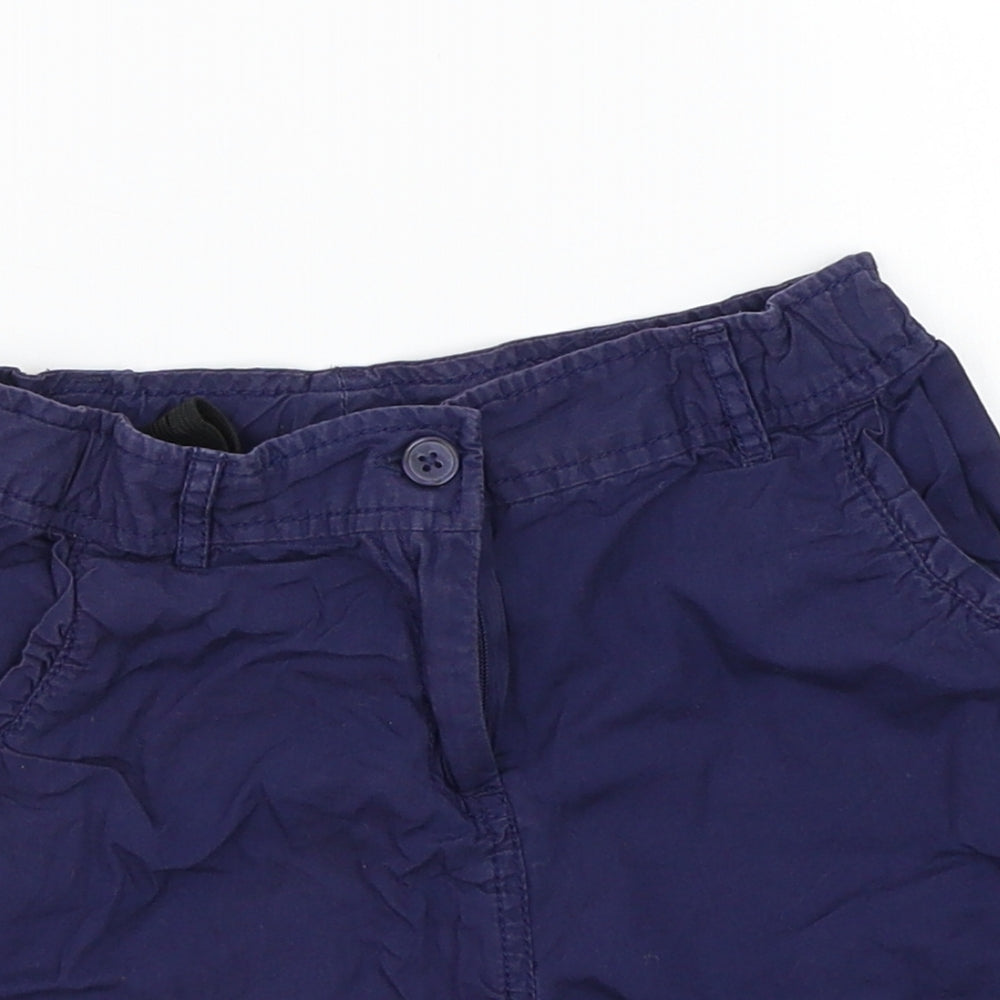 George Girls Blue   Bermuda Shorts Size 6-7 Years