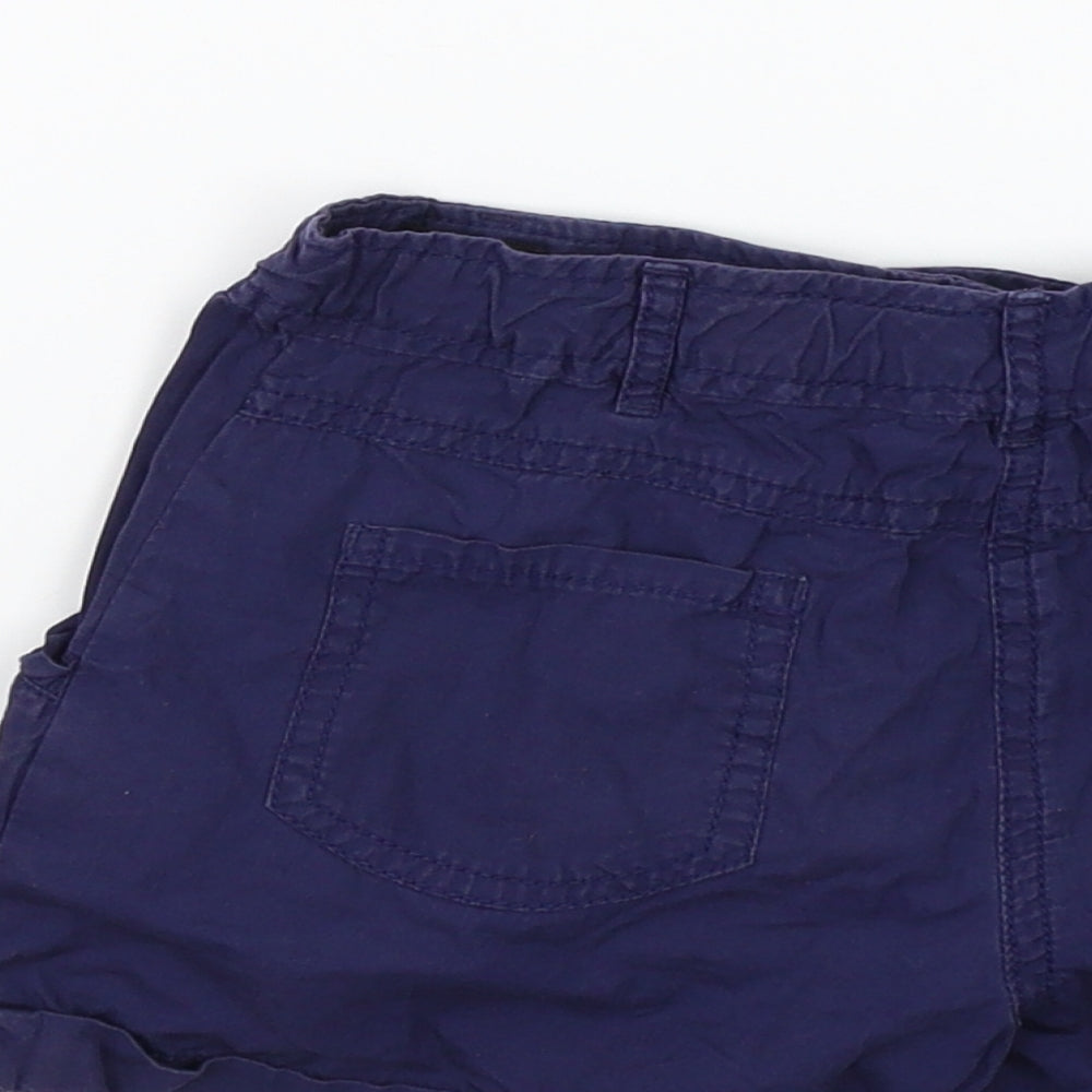 George Girls Blue   Bermuda Shorts Size 6-7 Years