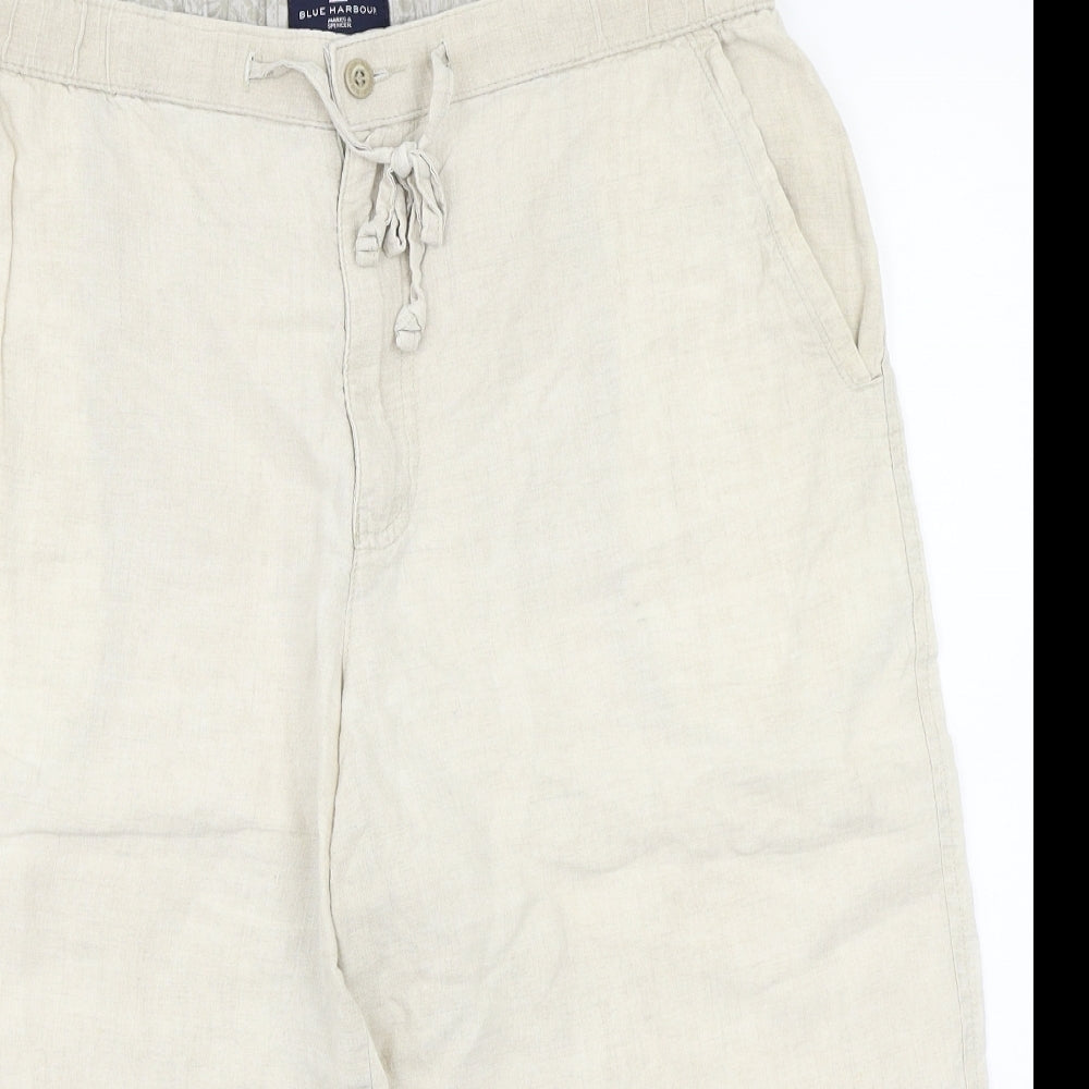 Marks and Spencer Mens Beige   Trousers  Size 36