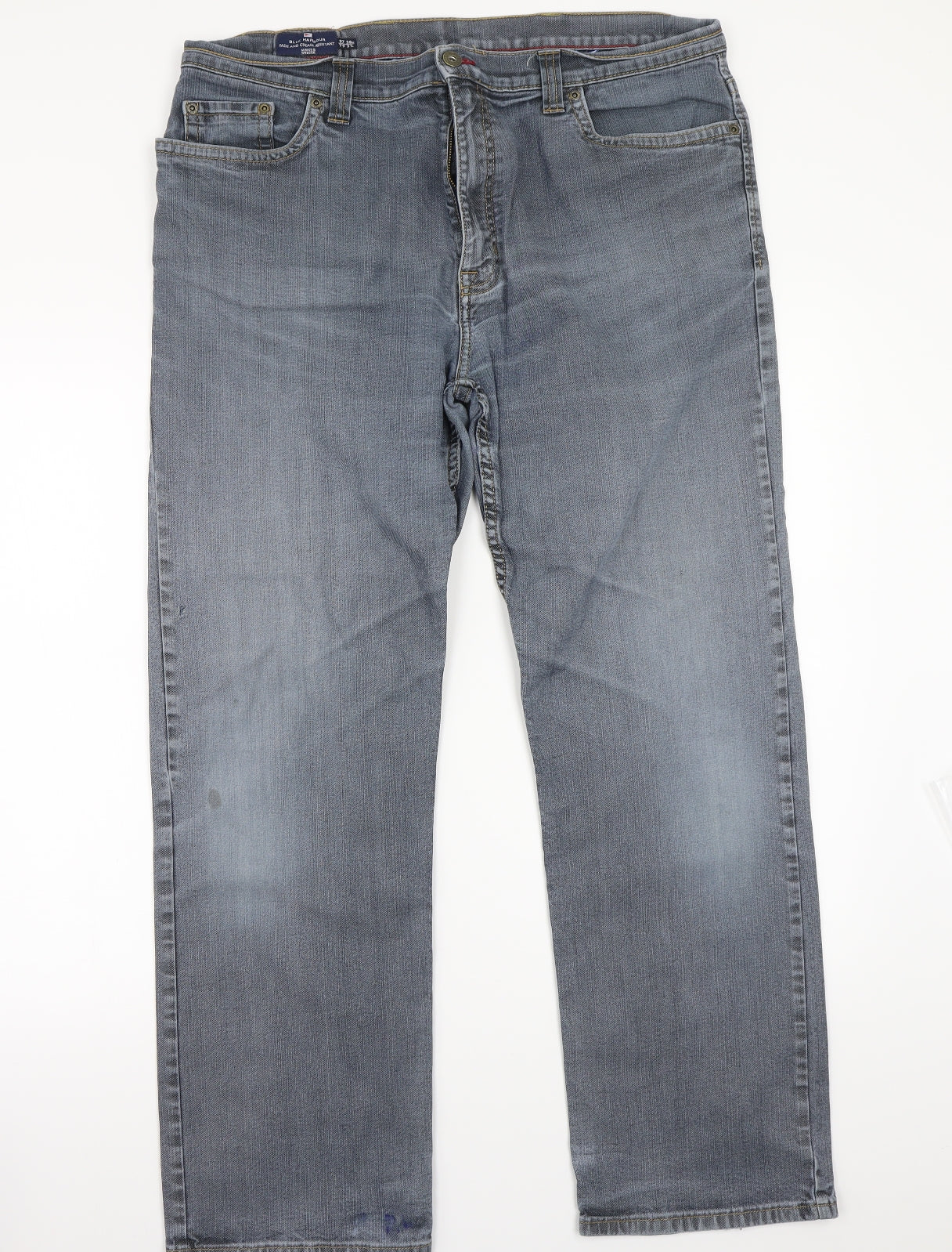 Marks and Spencer Mens Grey   Straight Jeans Size 38 L31 in