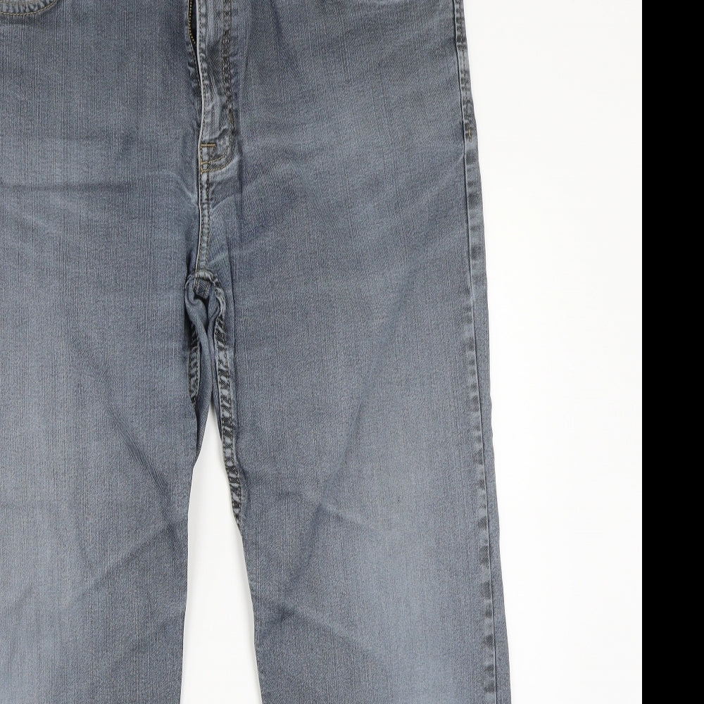 Marks and Spencer Mens Grey   Straight Jeans Size 38 L31 in