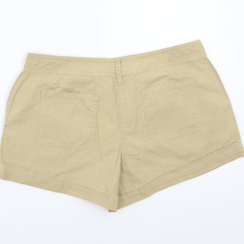 F&F Womens Beige   Bermuda Shorts Size 14