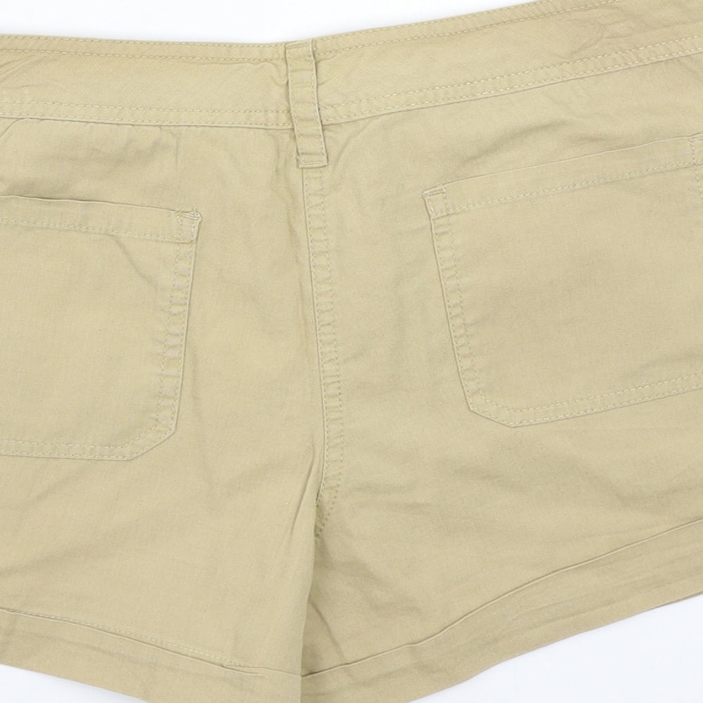 F&F Womens Beige   Bermuda Shorts Size 14