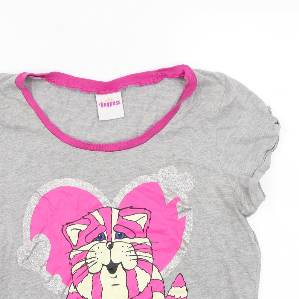 Bagpuss Womens Grey   Basic T-Shirt Size M