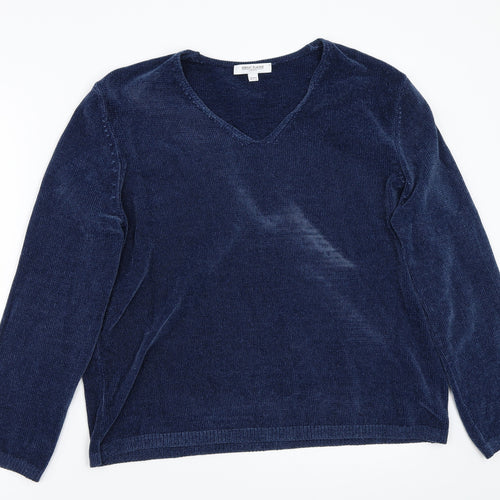 Great plans Womens Blue   Pullover Jumper Size 10