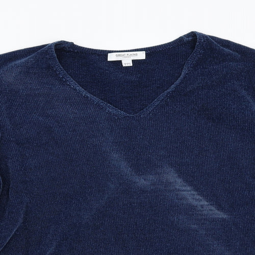 Great plans Womens Blue   Pullover Jumper Size 10