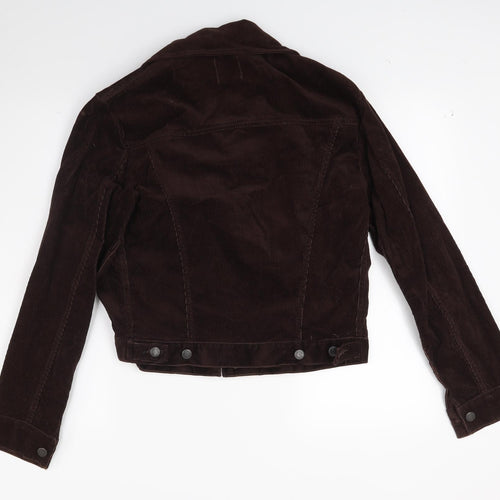 Wild cats Mens Brown  Corduroy Jacket Coat Size M