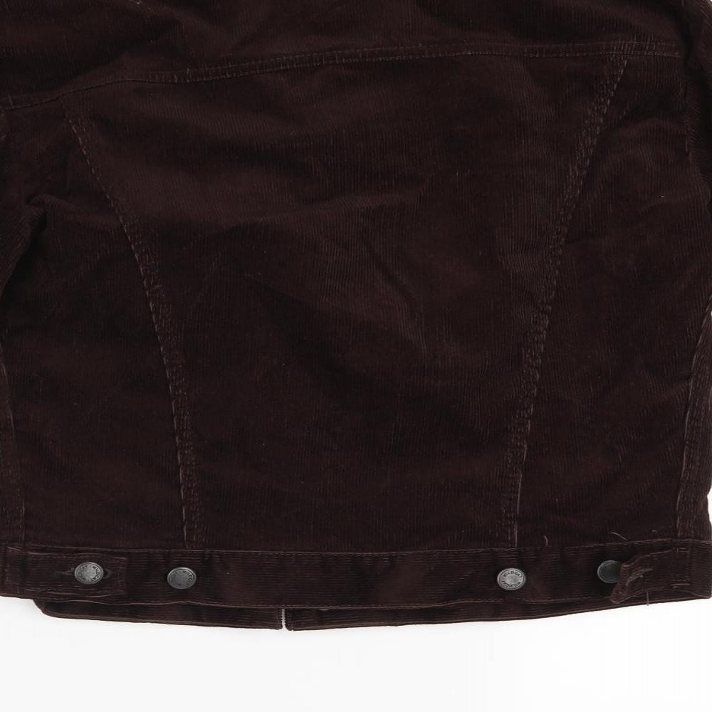 Wild cats Mens Brown  Corduroy Jacket Coat Size M