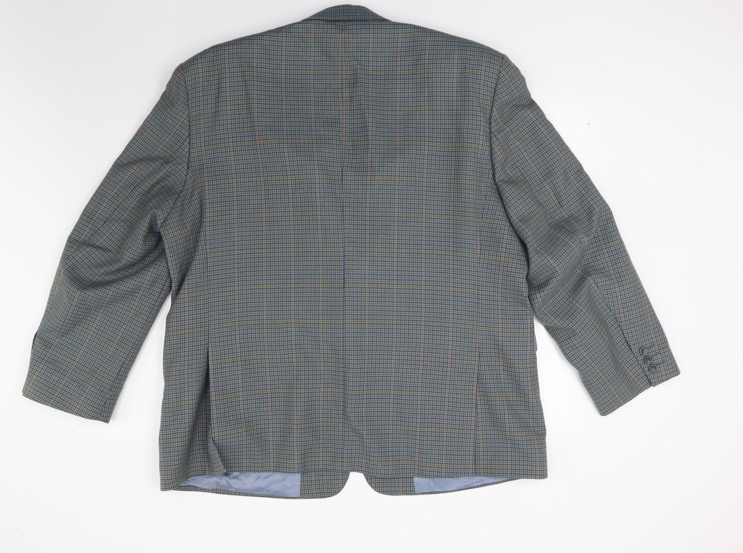 Hadleigh & Taylor Mens Grey Check  Jacket Blazer Size 48