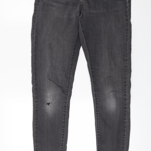 Dorothy Perkins Womens Black  Denim Skinny Jeans Size 8 L27 in
