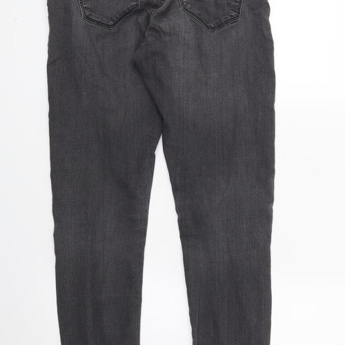 Dorothy Perkins Womens Black  Denim Skinny Jeans Size 8 L27 in