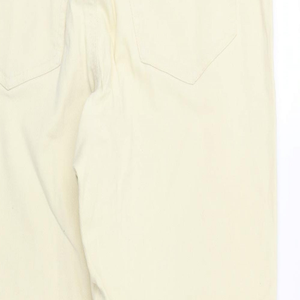 Lands end Womens Yellow   Capri Jeans Size 12 L24 in