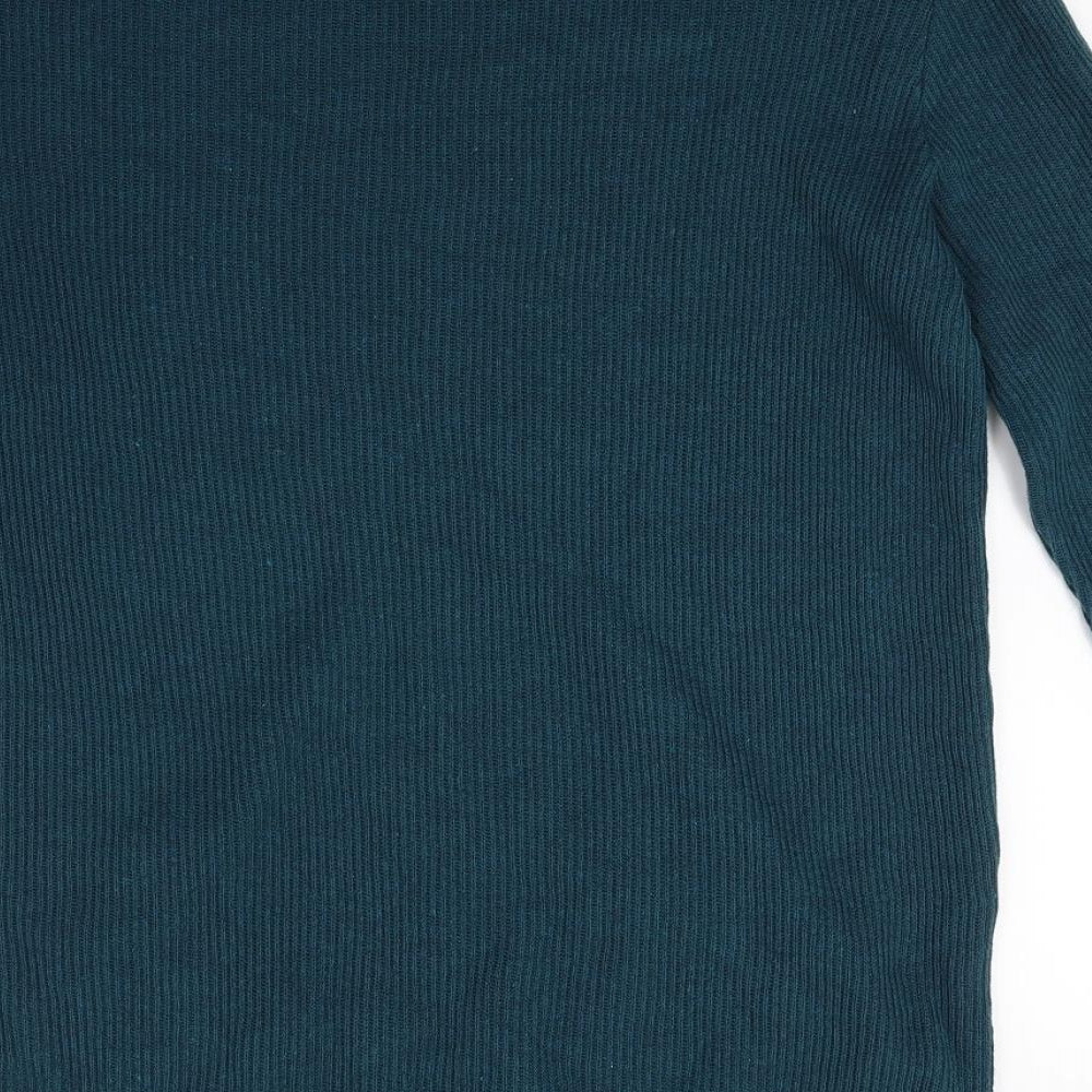 River Island Womens Green  Knit Pullover Jumper Size M