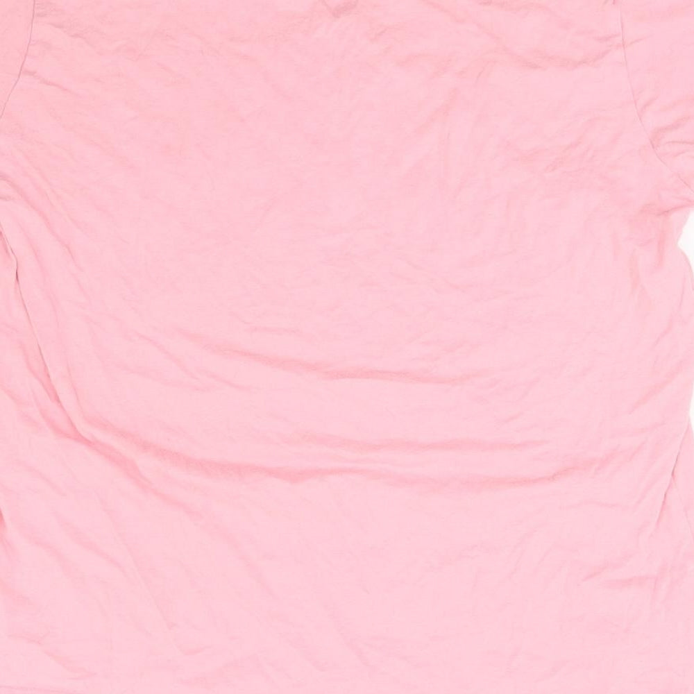 Primark Womens Pink  Jersey Basic T-Shirt Size M