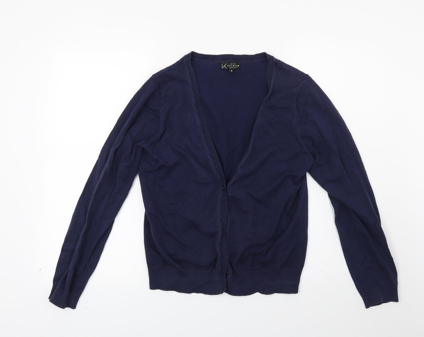 New Look Womens Blue   Cardigan Jumper Size 16