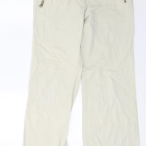 S oliver Womens Beige  Denim Straight Jeans Size 10 L28 in