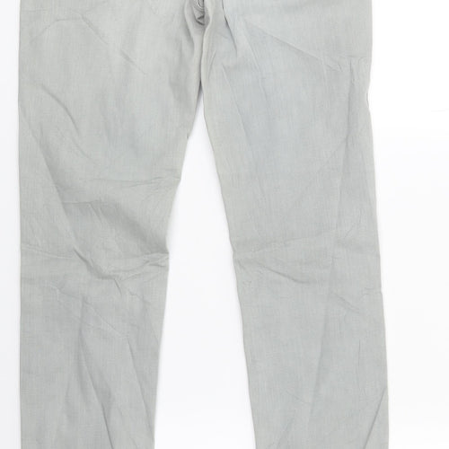 Beneton Womens Grey  Denim Skinny Jeans Size 29 in L27 in