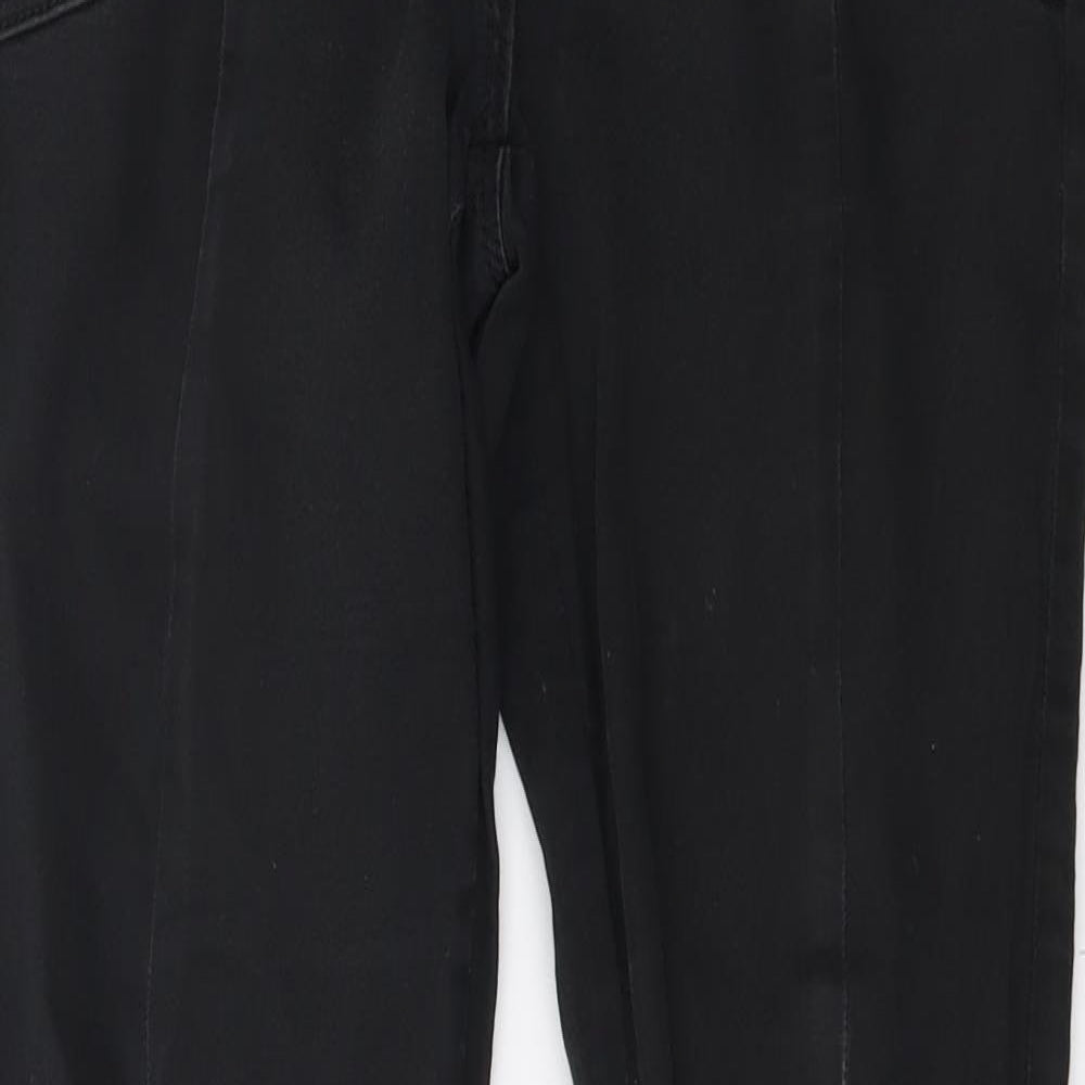 NEXT Womens Black  Denim Skinny Jeans Size 8 L26 in