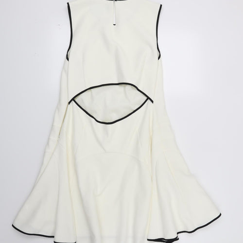 NEXT Womens White   Fit & Flare  Size 16
