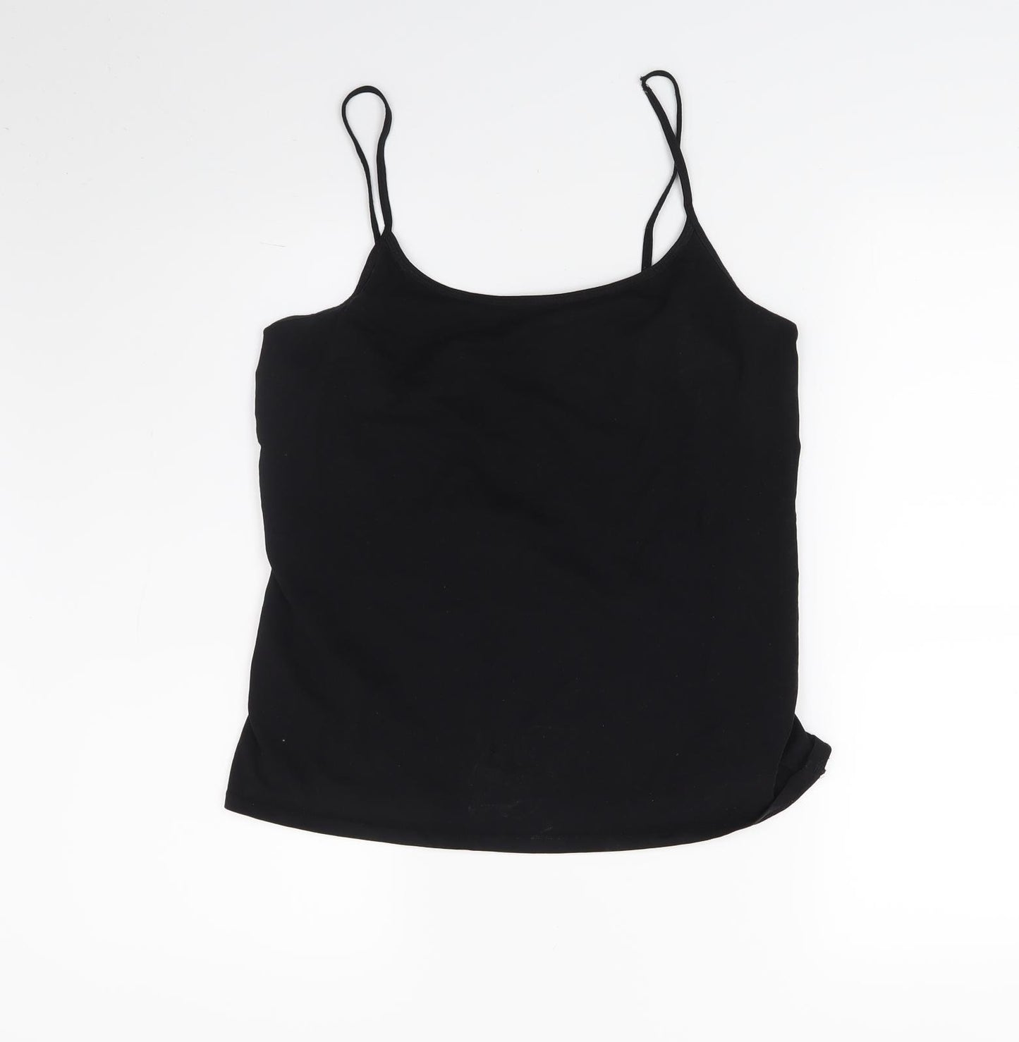 NEXT Womens Black  Jersey Camisole T-Shirt Size 14