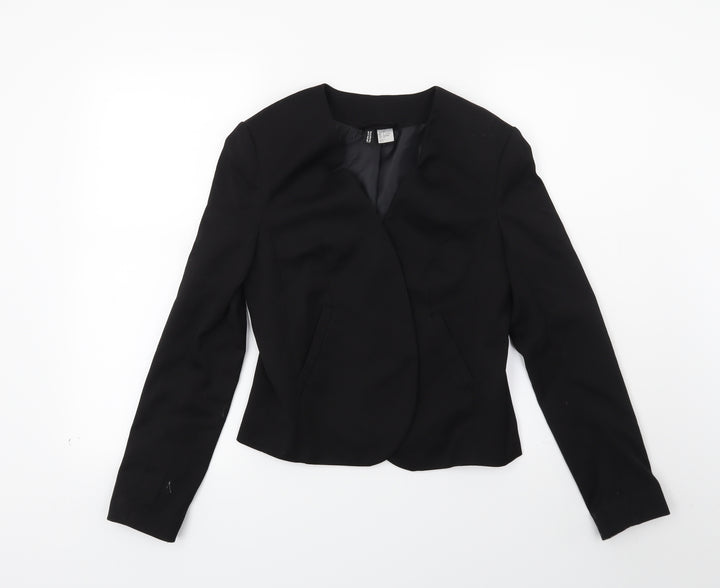 Divided Womens Black Jacket Coat Size 10