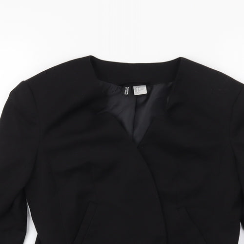 Divided Womens Black   Jacket Coat Size 10