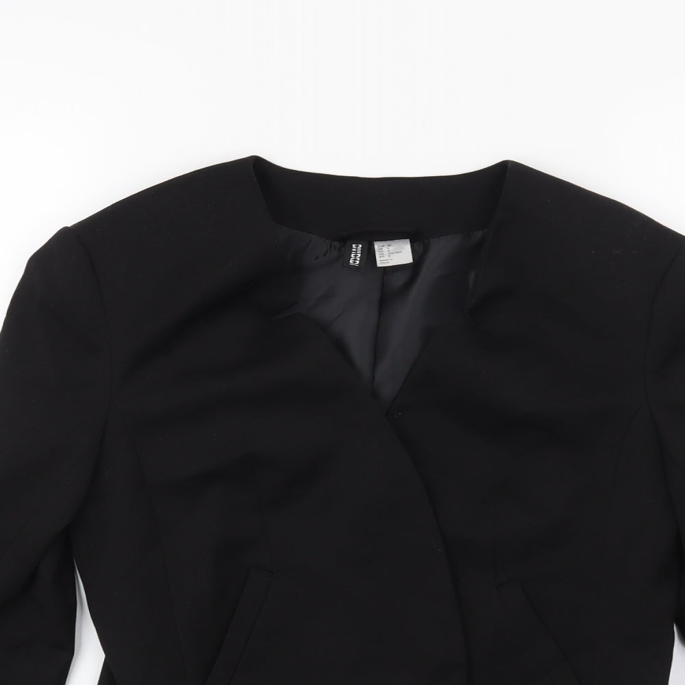 Divided Womens Black   Jacket Coat Size 10