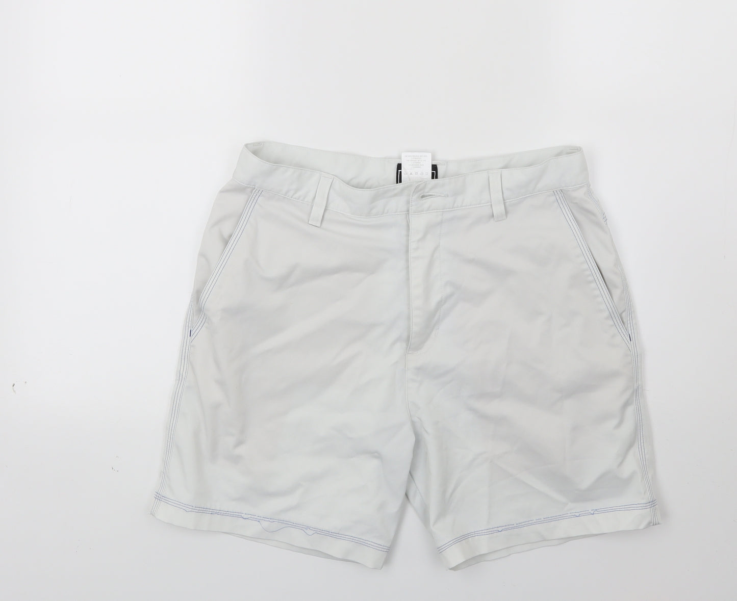 adidas Mens White   Bermuda Shorts Size 30 in