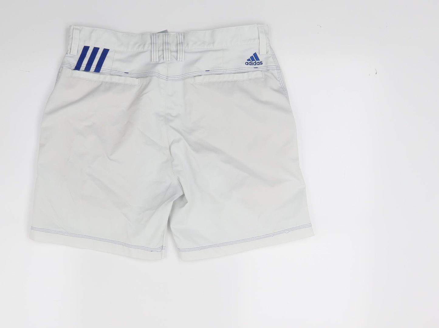 adidas Mens White   Bermuda Shorts Size 30 in