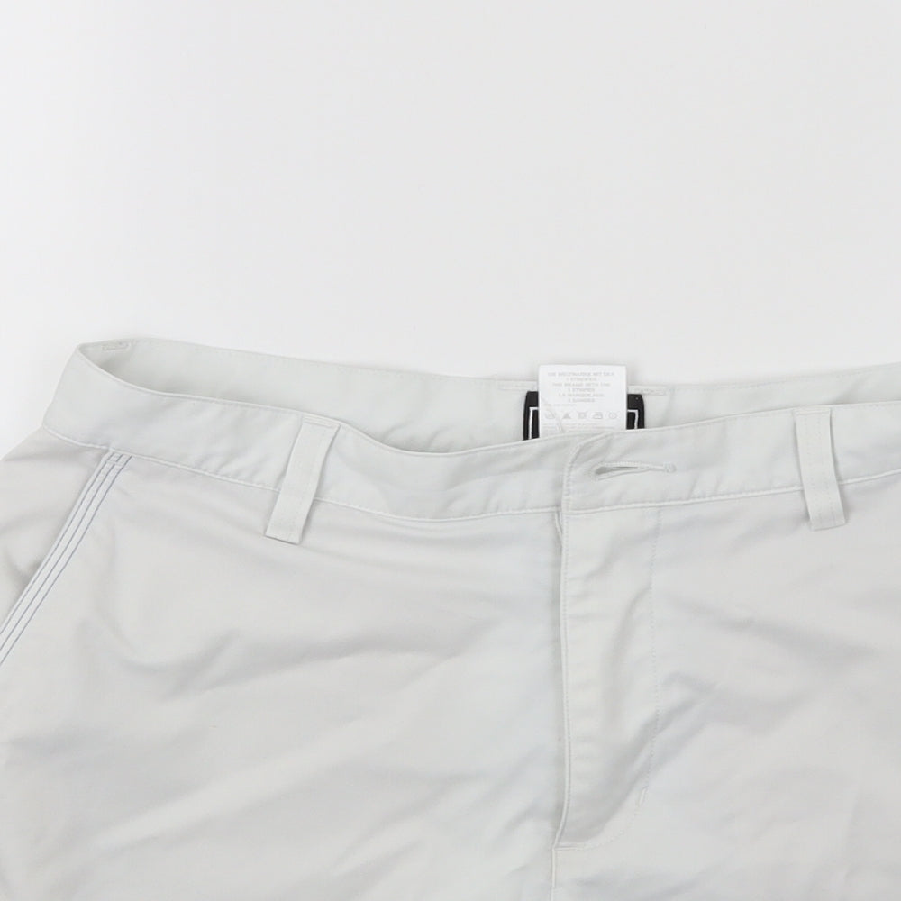 adidas Mens White   Bermuda Shorts Size 30 in